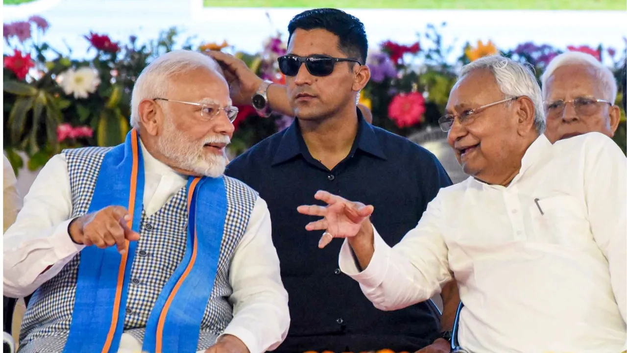 Nitish Kumar Narendra Modi Siwan