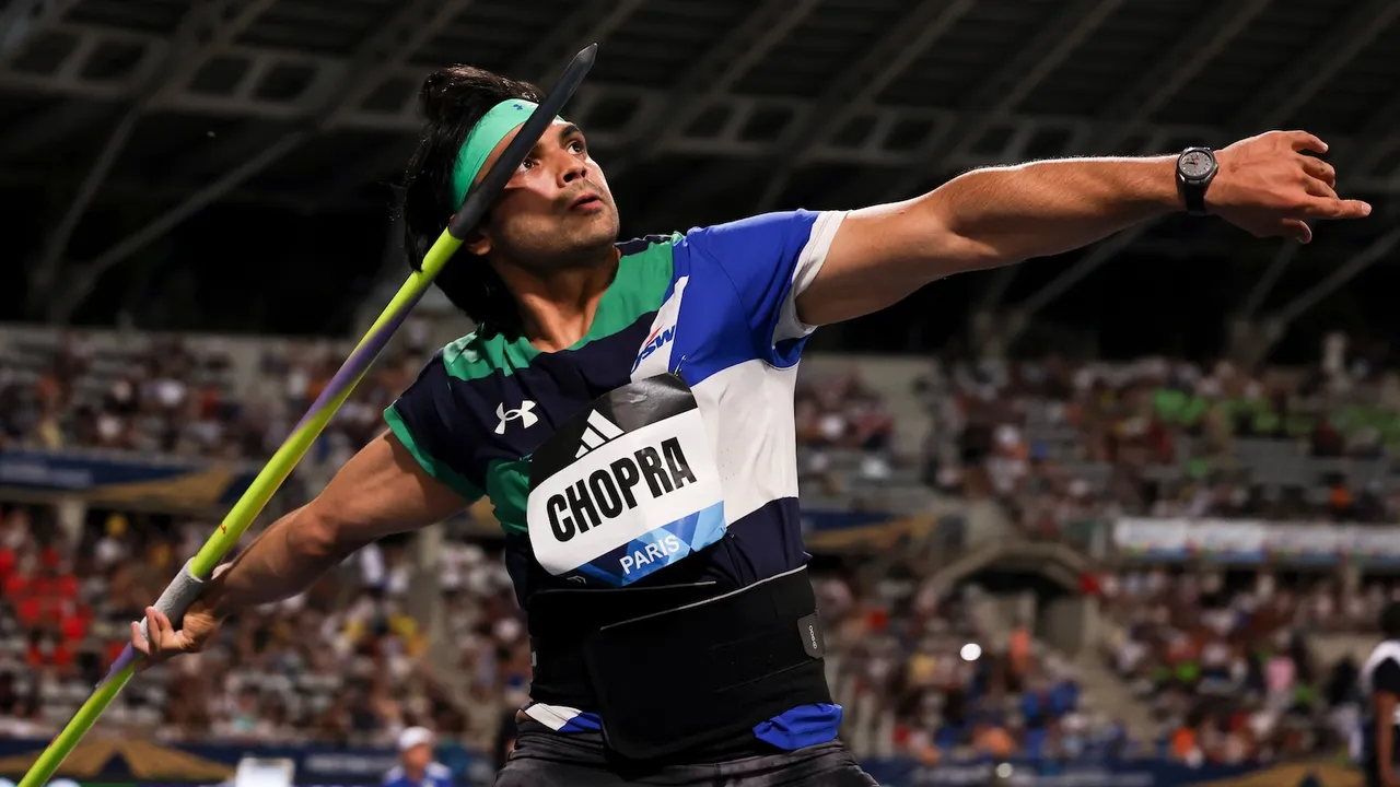 neeraj chopra paris