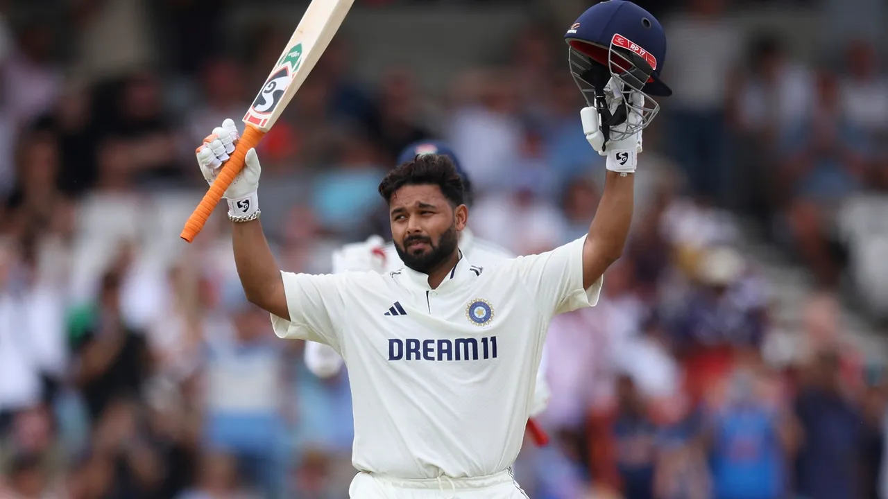 Rishabh Pant Century