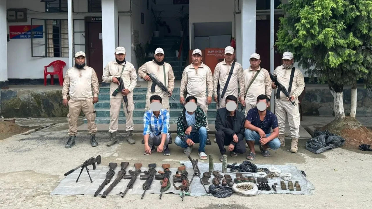 Manipur Police Arrest Militants