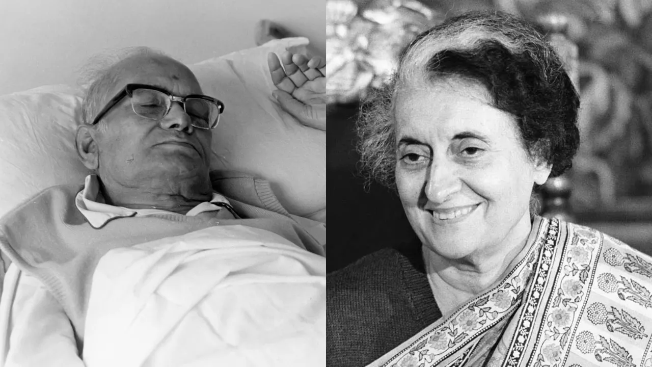 Jayaprakash Narayan Indira Gandhi