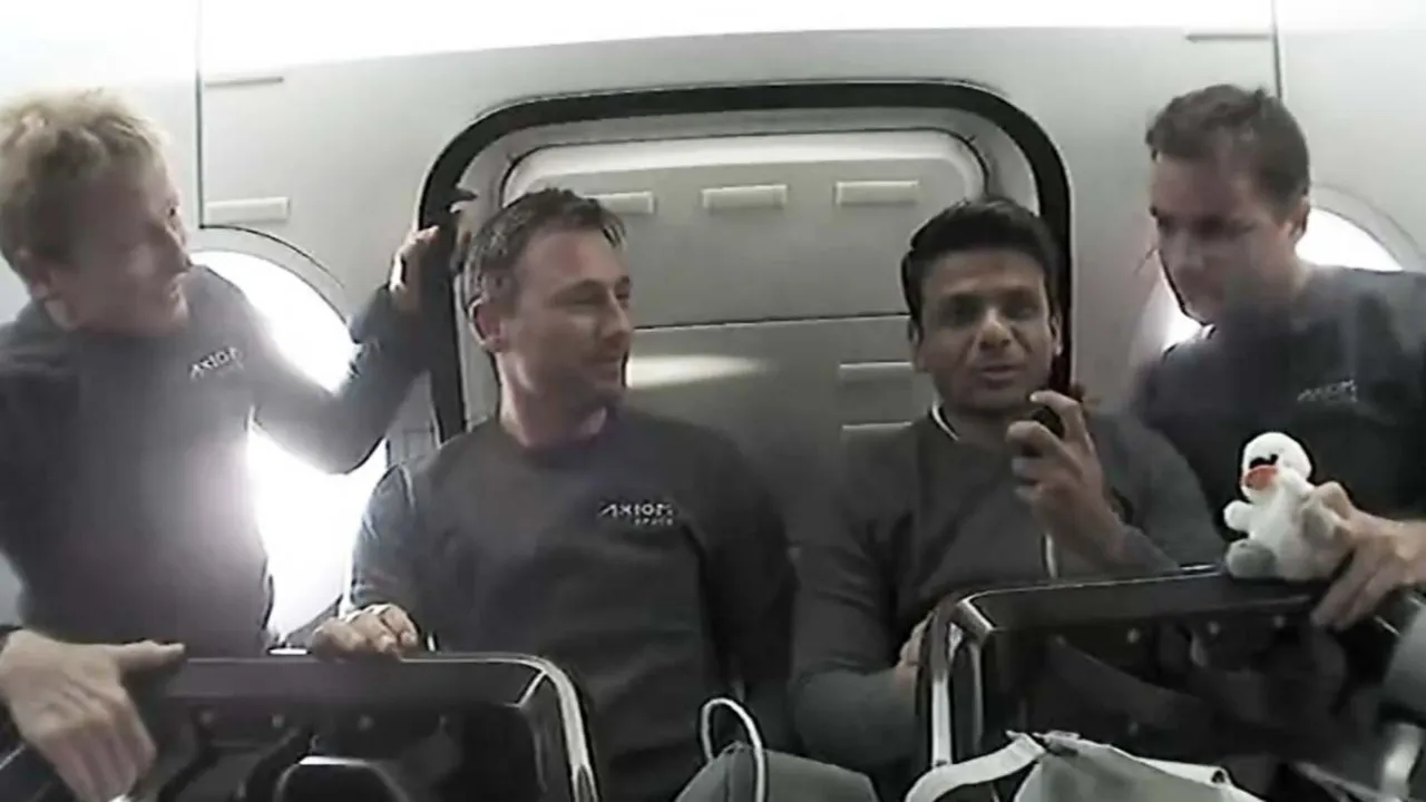 Shubhanshu Shukla in space