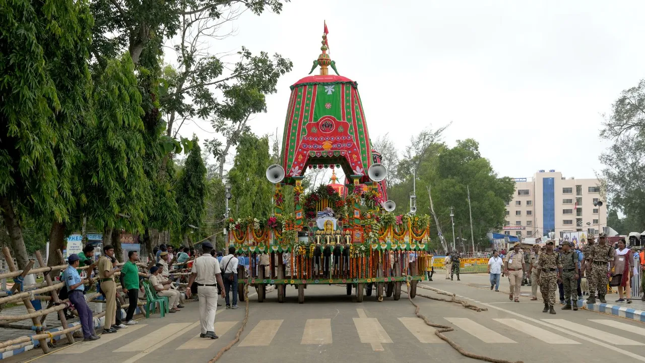 Lord Jagannath Rath Yatra in Digha