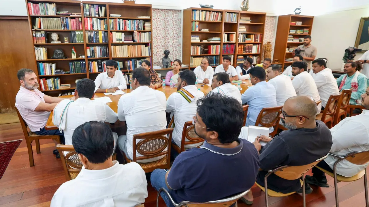 Rahul Gandhi Tribal Congress