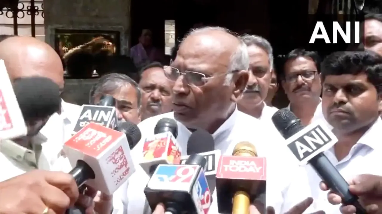 Congress president speaks to media in Bengaluru on Monday, June 30, 2025.