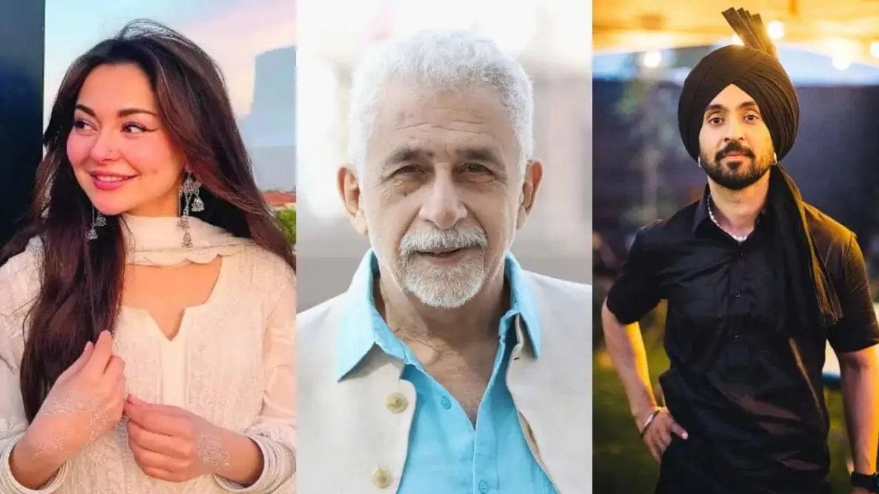 Naseeruddin Shah Diljit Dosanjh Hania Aamir