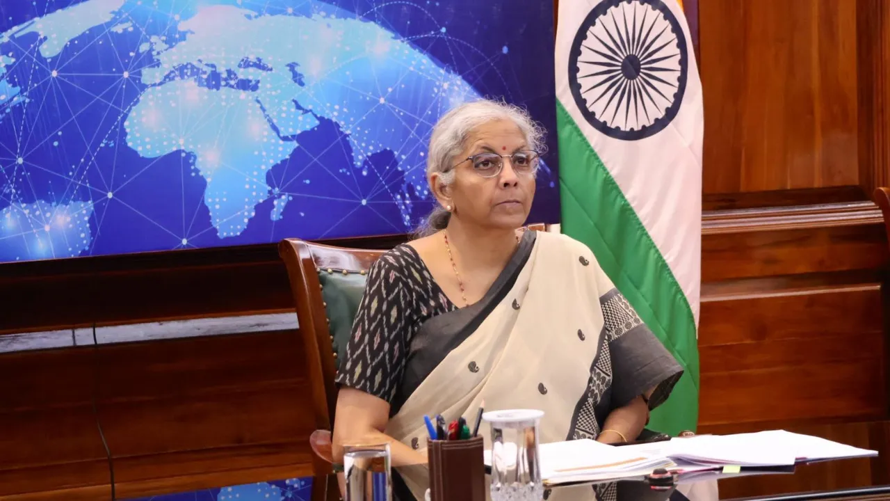 Nirmala Sitharaman Finance Ministry meeting