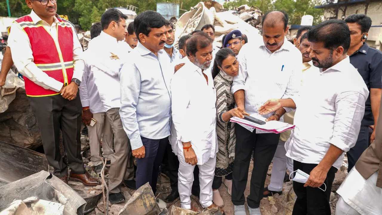 Revanth Reddy Sigachi Industries Telangana