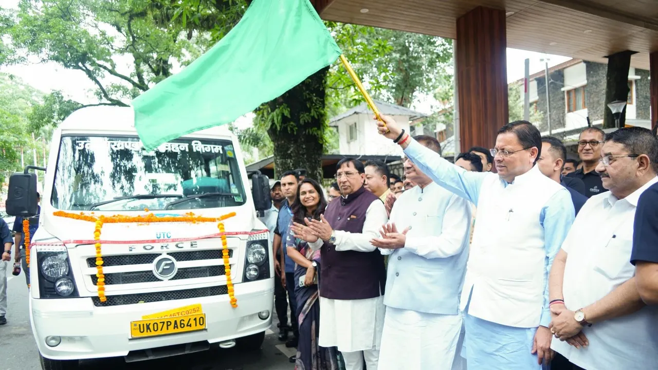 Pushkar Singh Dhami Buses
