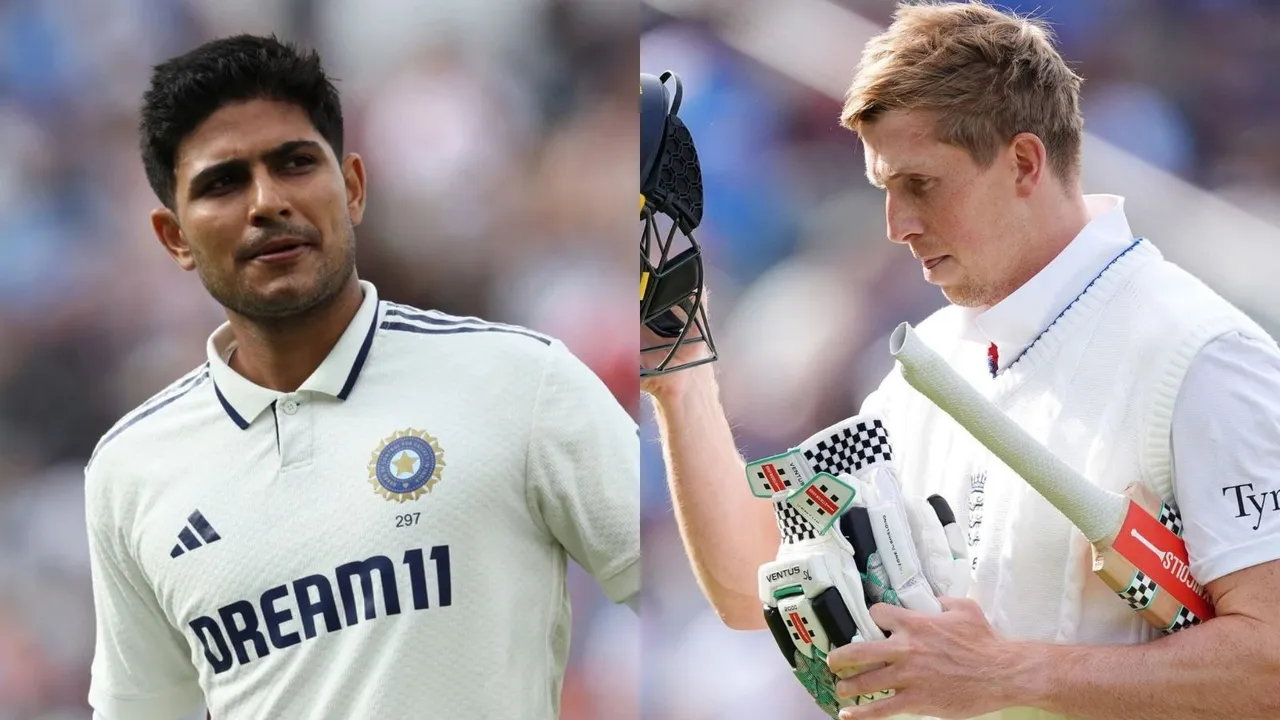 Shubman Gill Zak Crawley