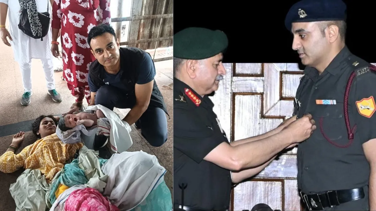 Major Bachwala Rohit receives accolades from Army Chief General Upendra Dwivedi