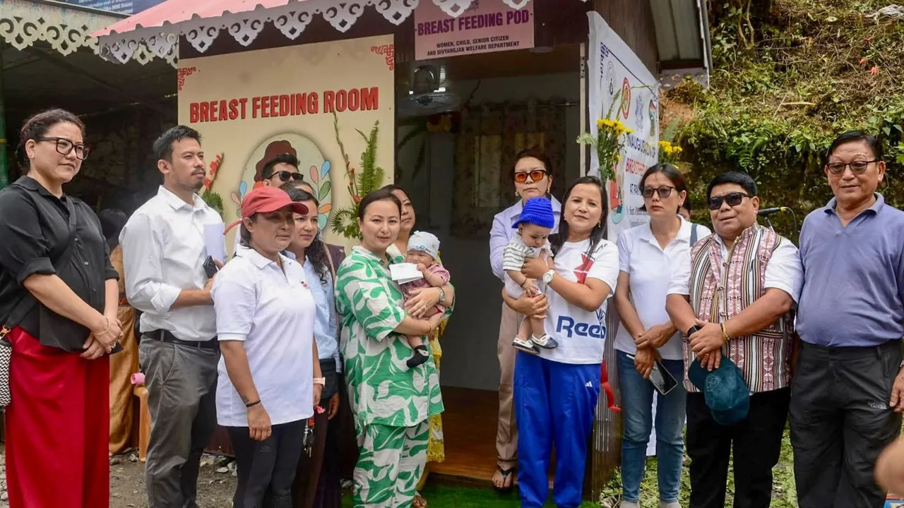 Breastfeeding pods in Sikkim