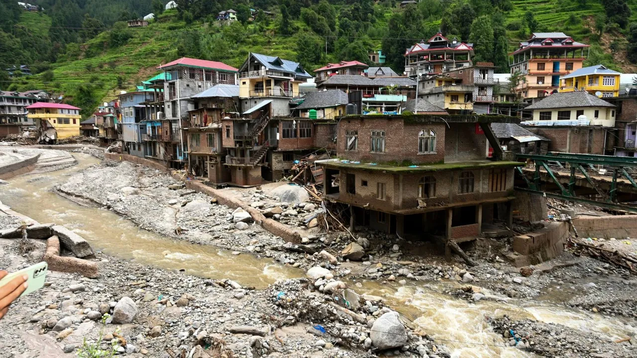 Himachal Pradesh Rains Mandi Floods Mandi Rains
