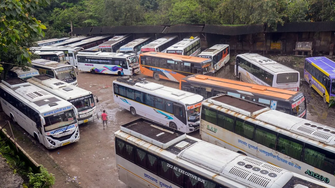 Jharkhand Bus Strike All India Strike Bharat Bandh