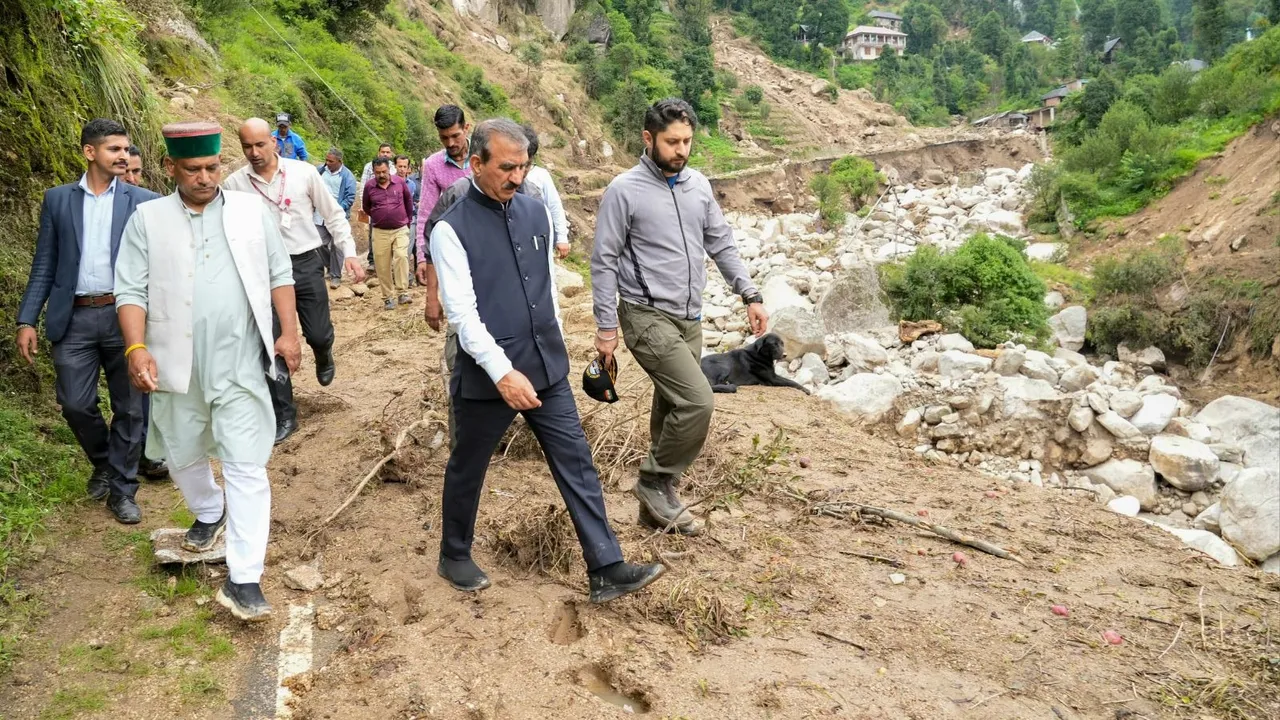 Mandi Floods Himachal Pradesh Sukhvinder Singh Sukhu