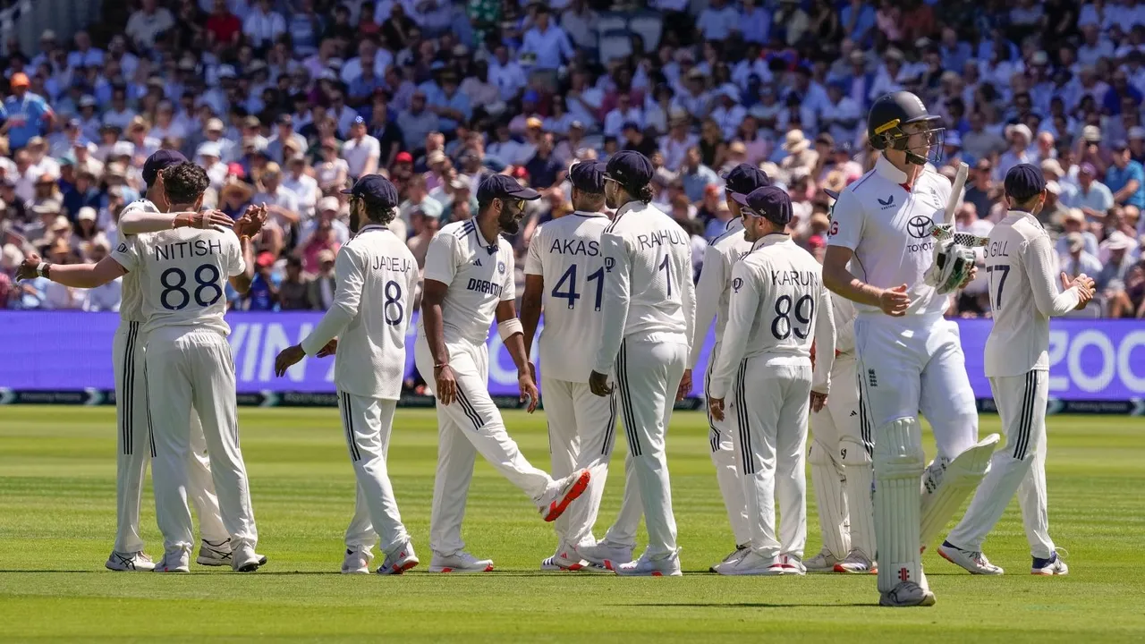 Nitish Kumar Reddy India vs England Lord's Test