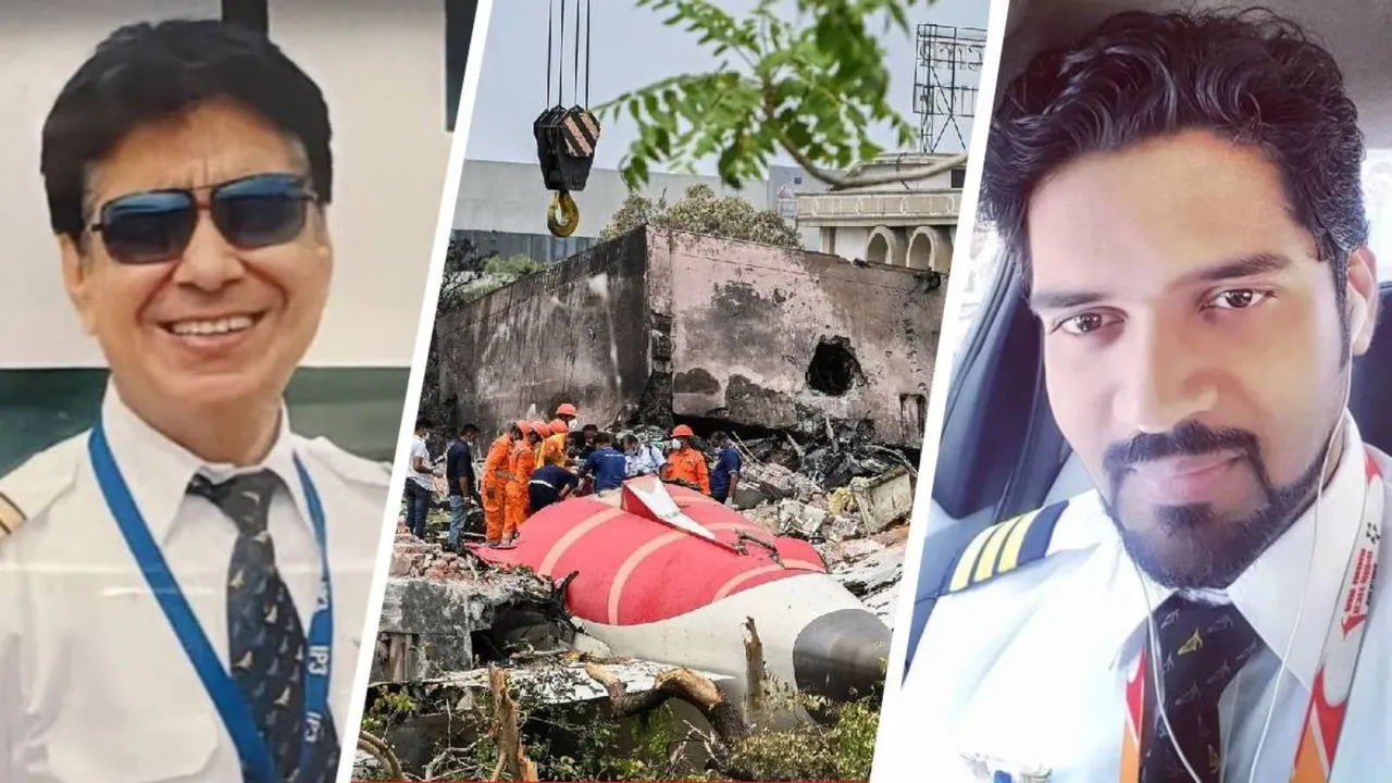 Air India Plane Crash Pilots Flight Captain Sumeet Sabharwal and first officer Clive Kunde