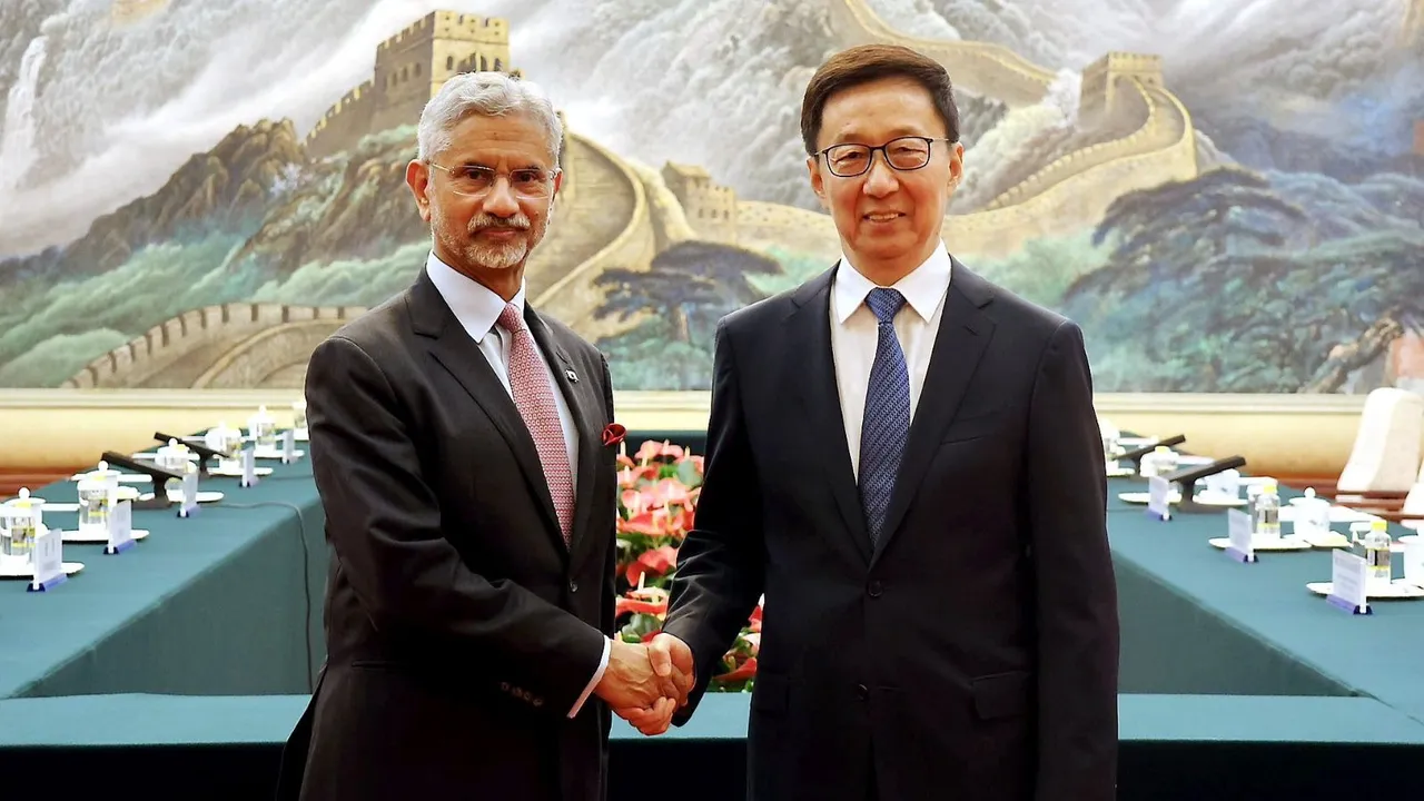 S Jaishankar Han Zheng