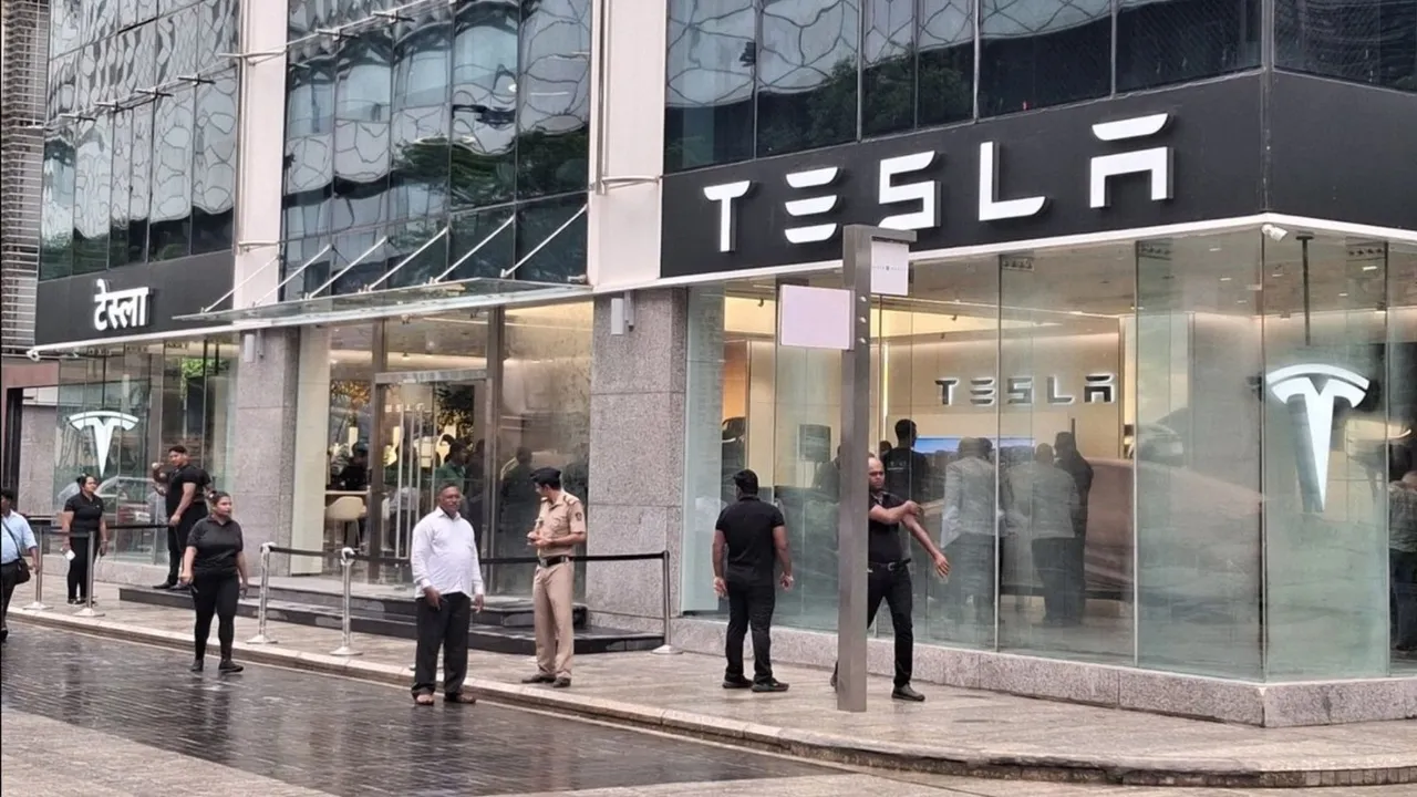 Tesla India Showroom Tesla Mumbai