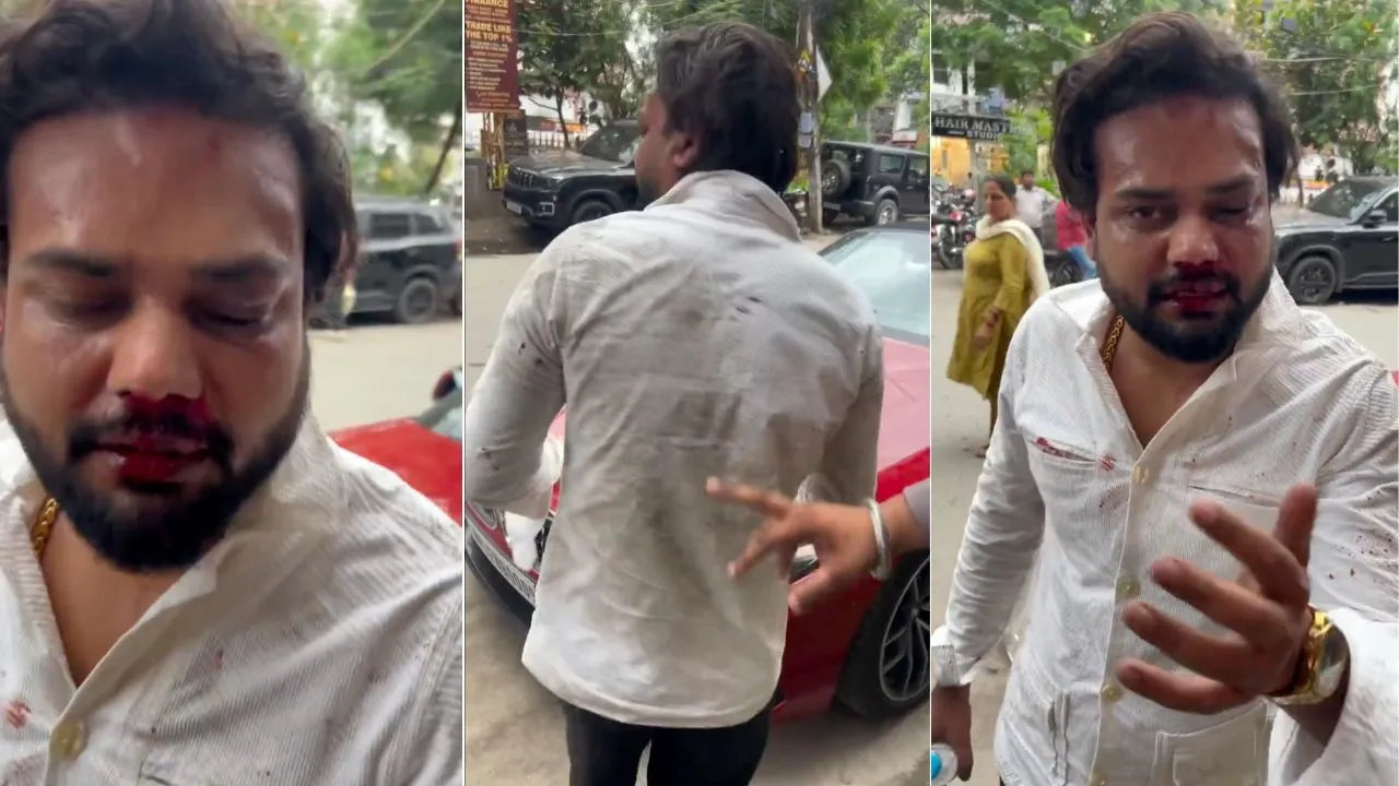 youtuber deepak sharma thrashed