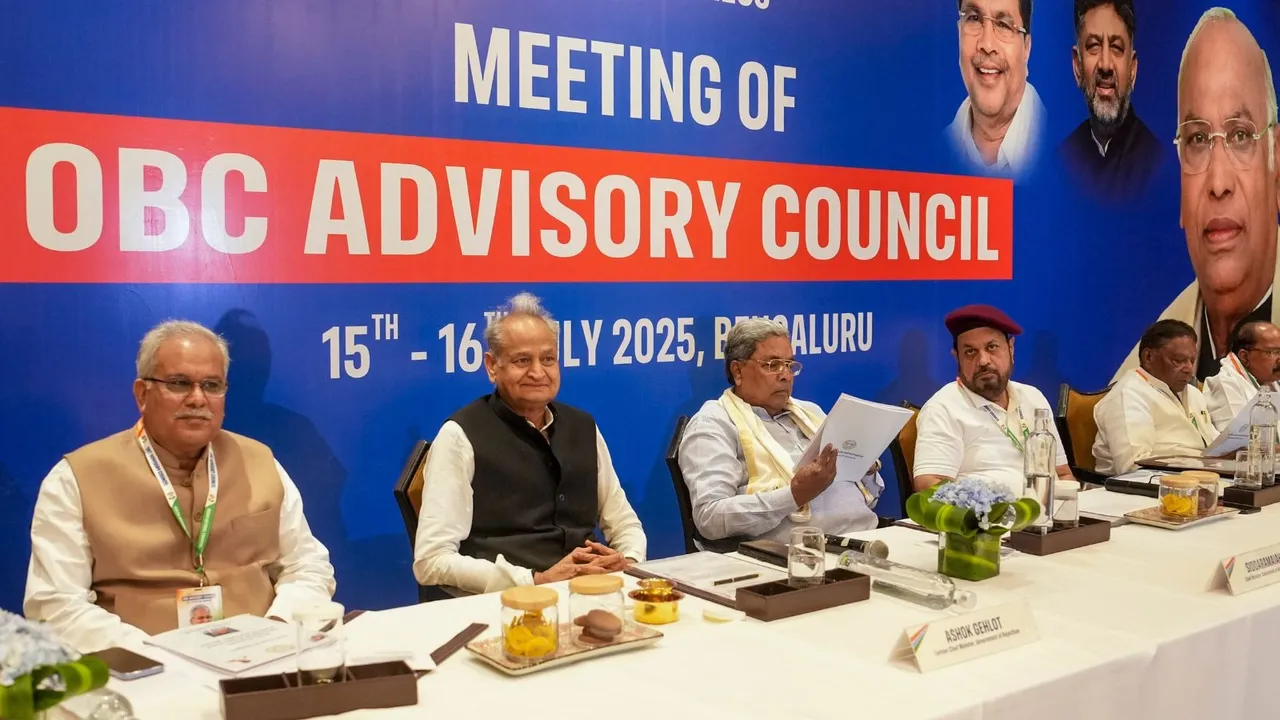 Congress OBC Advisory Council Siddaramaiah Ashok Gehlot Bhupesh Baghel