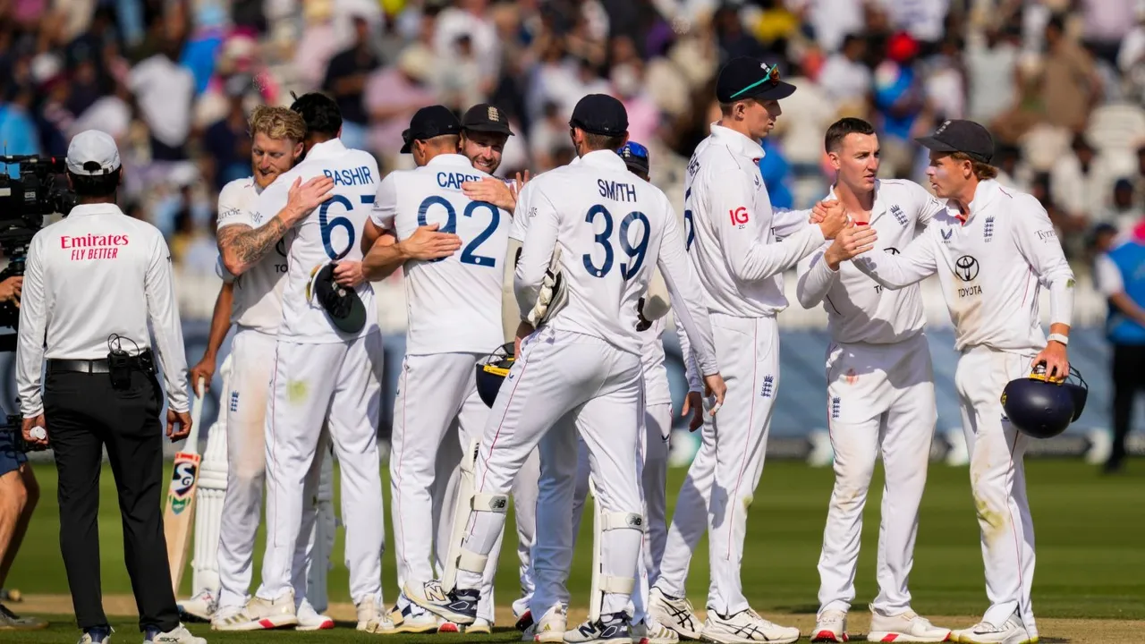 England Cricket Team Lords Test
