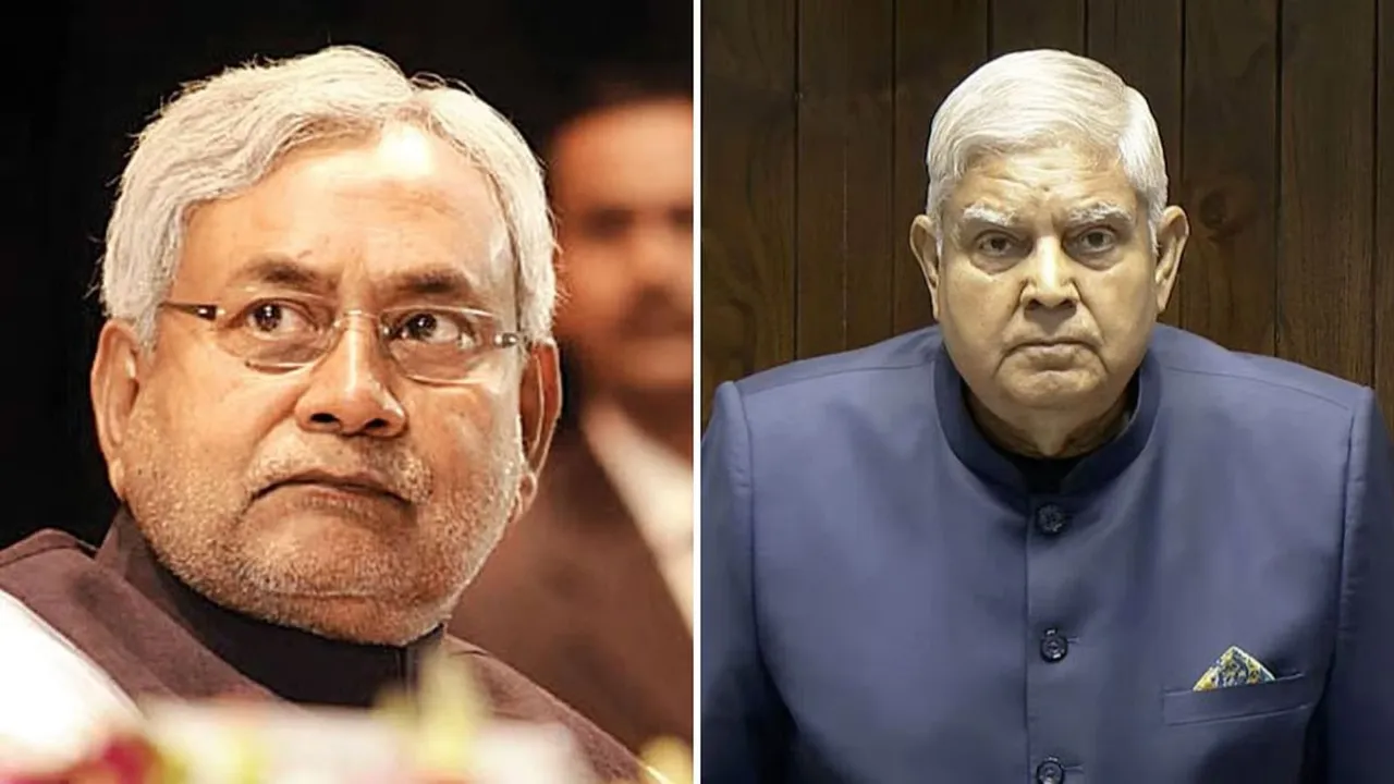 Nitish Kumar Jagdeep Dhankhar