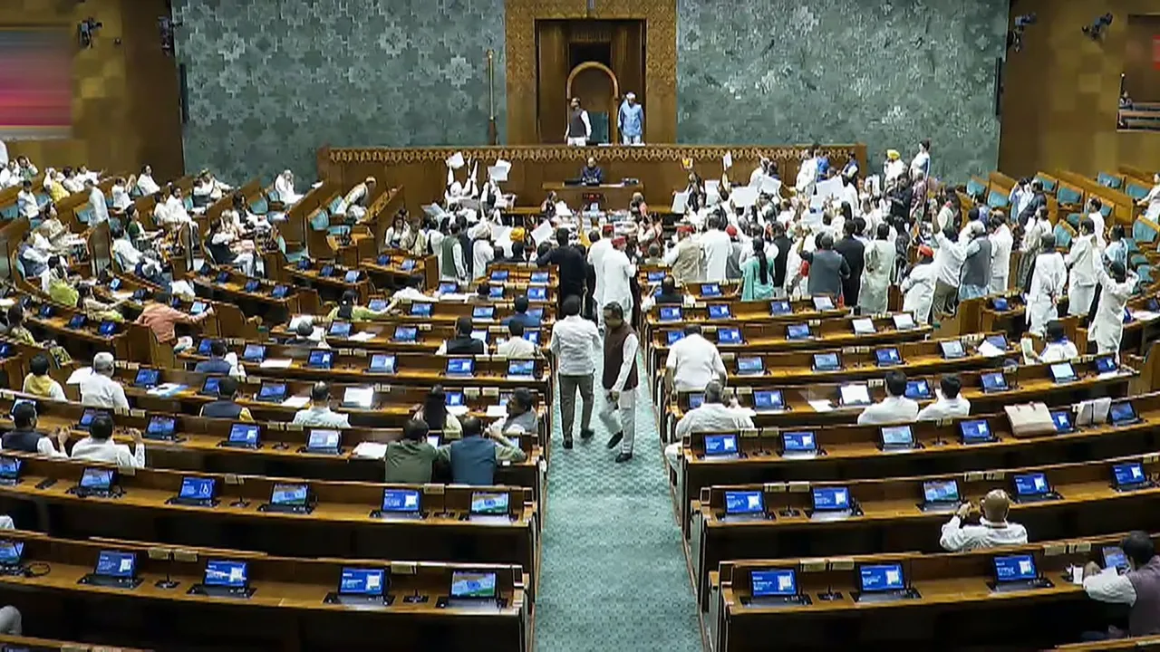 Lok Sabha Adjourned Parliament
