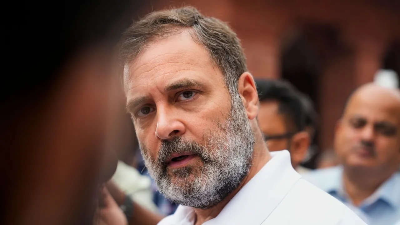Rahul Gandhi in Parliament