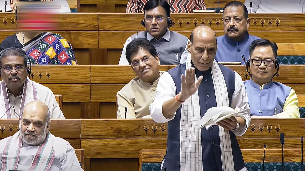 Rajnath Singh Operation Sindoor Lok Sabha