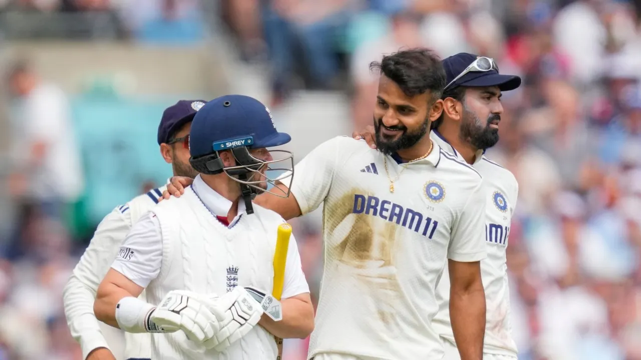 Akash Deep Ben Duckett India vs England Oval Test