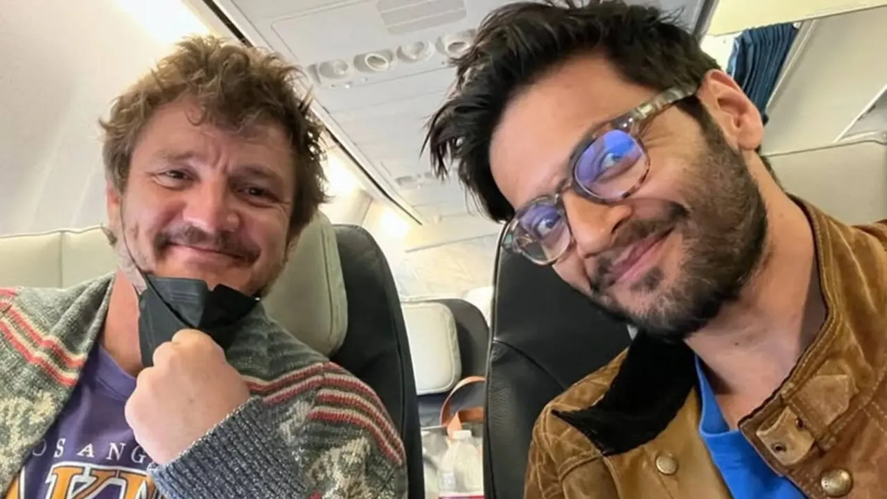 Ali Fazal meets Pedro Pascal