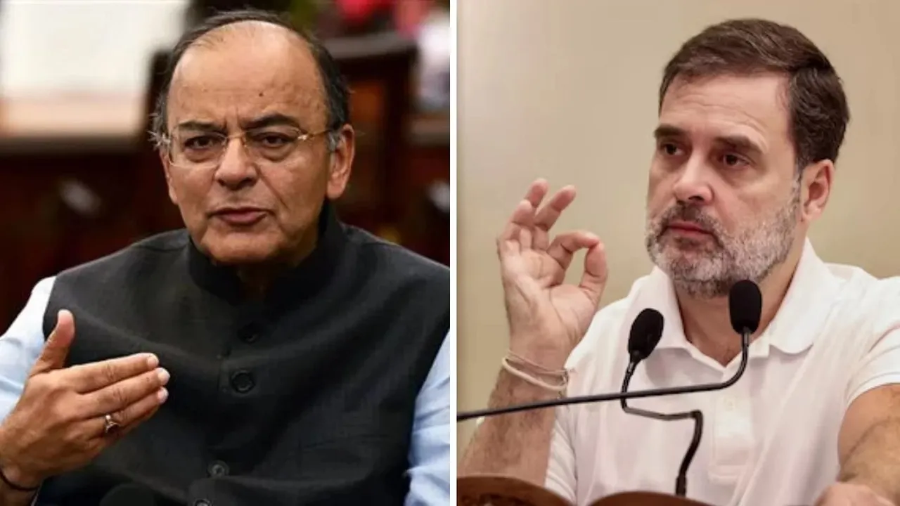 Arun Jaitley Rahul Gandhi