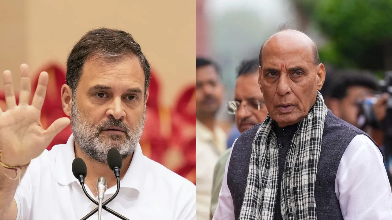 Rahul Gandhi Rajnath Singh