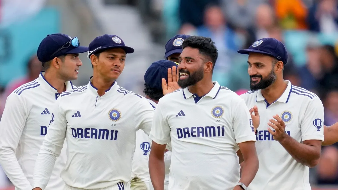 Mohammed Siraj India vs England Oval Test