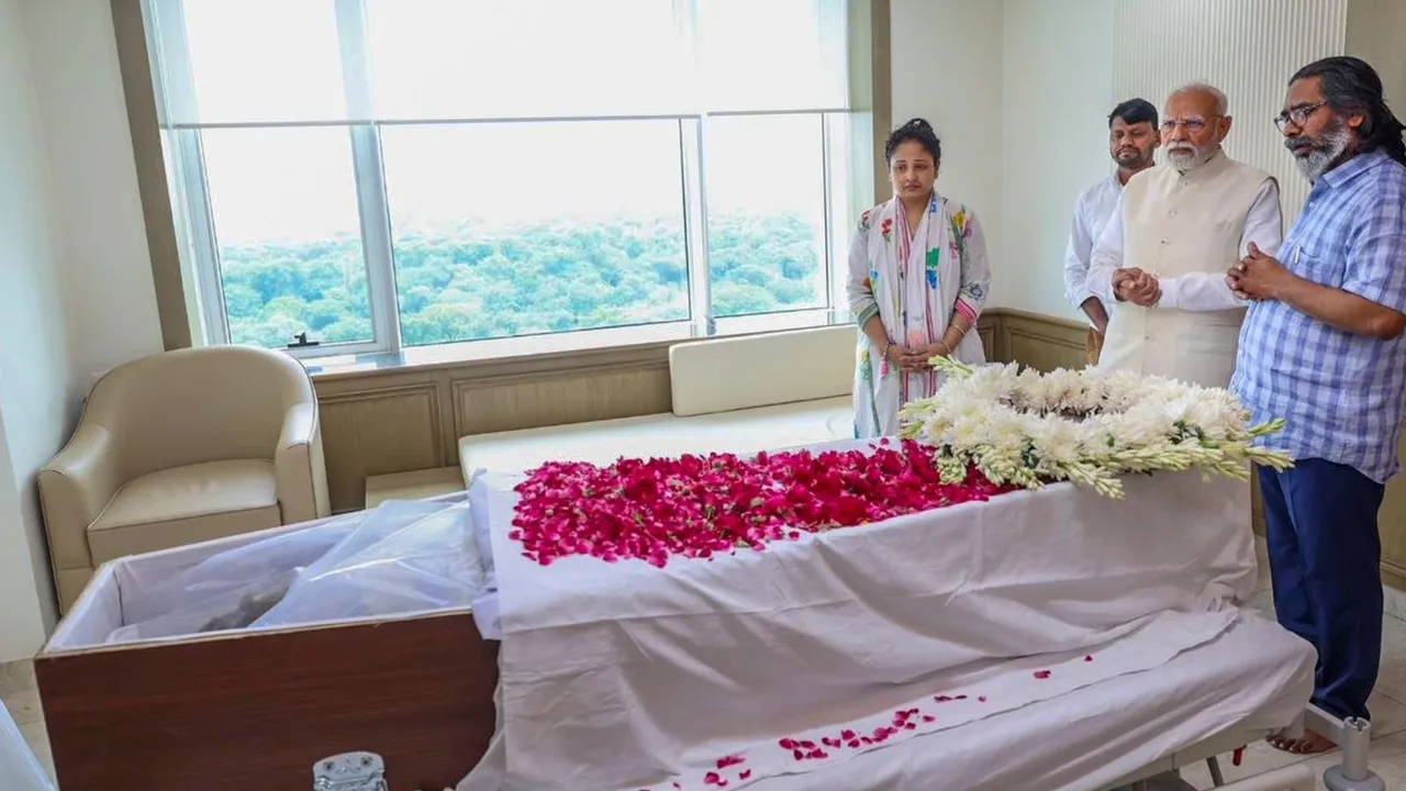 Narendra Modi Shibu Soren Hemant Soren