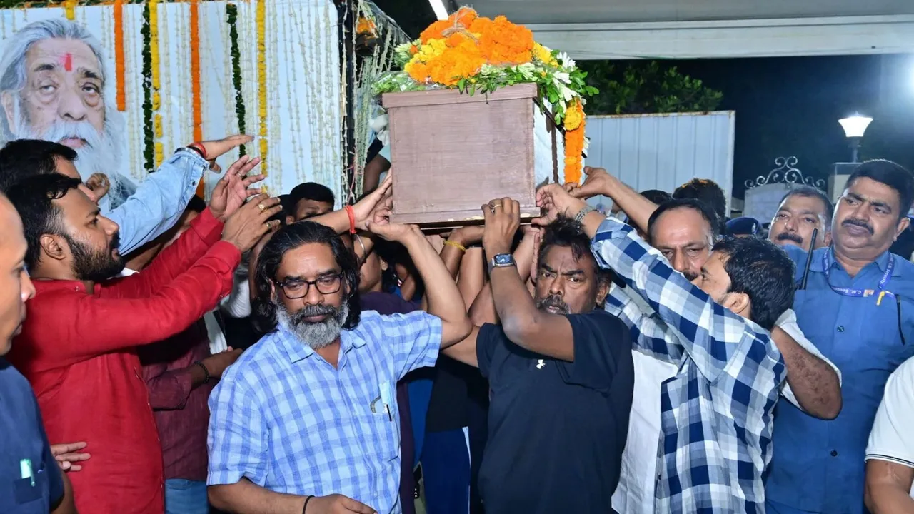 Shibu Soren Funeral