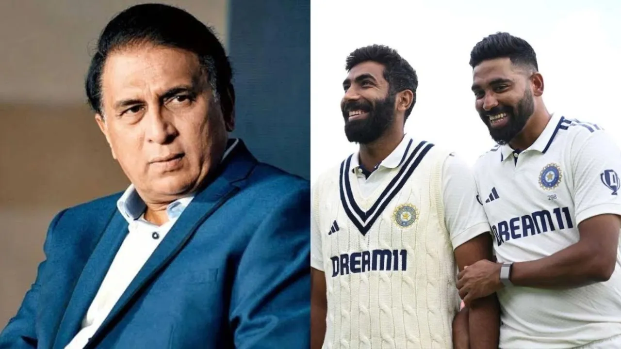 Sunil Gavaskar Mohammed Siraj Jasprit Bumrah