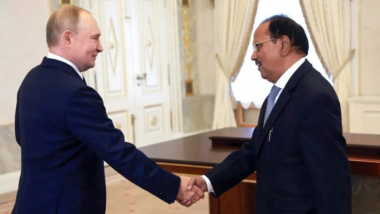 Ajit Doval Vladimir Putin