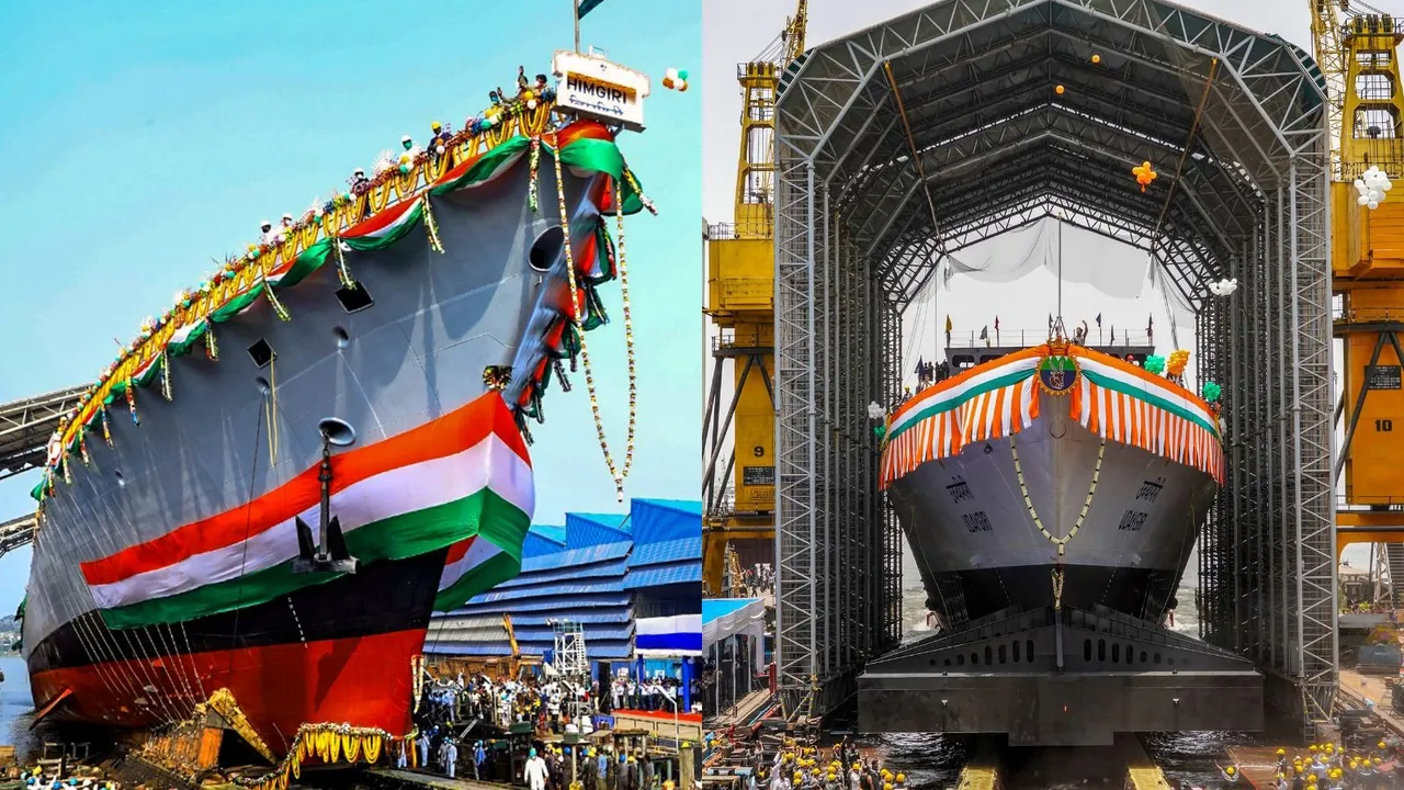INS Himgiri INS Udaygiri