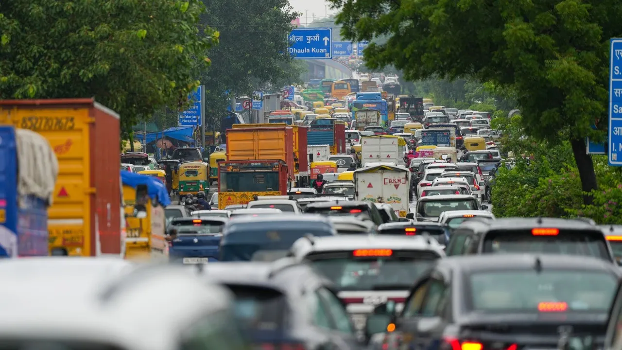 Delhi Traffic Jam Delhi Waterlogging Delhi Rains Car Sales Auto Sales