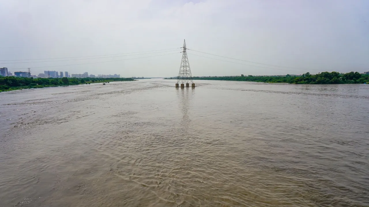 Yamuna Water Levels Yamuna River Yamuna Pollution