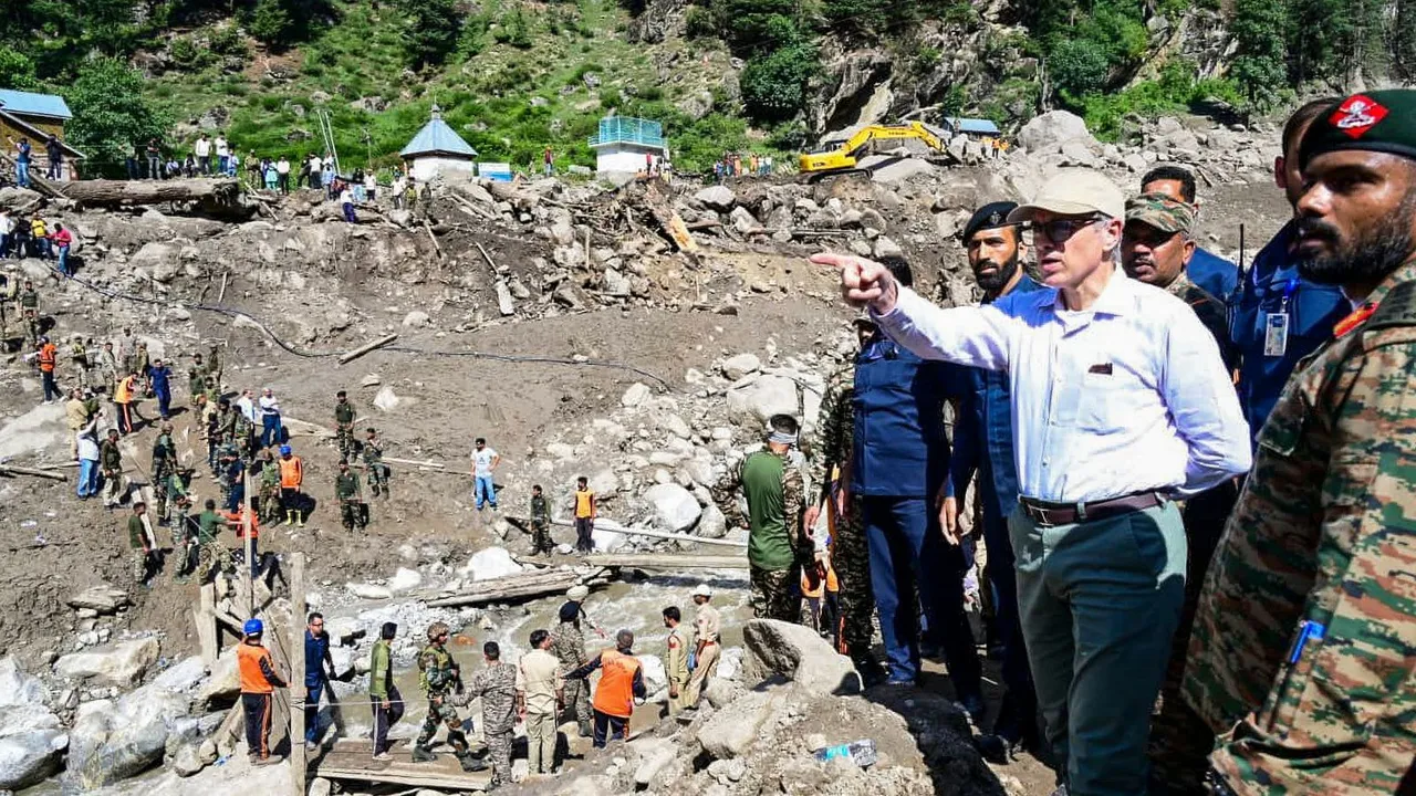 Kishtwar Cloudburst Omar Abdullah