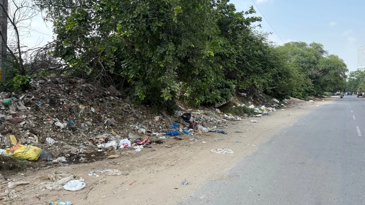 Gurgaon Open Garbage
