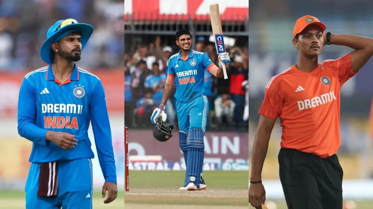 Shreyas Iyer Shubman Gill Yashasvi Jaiswal
