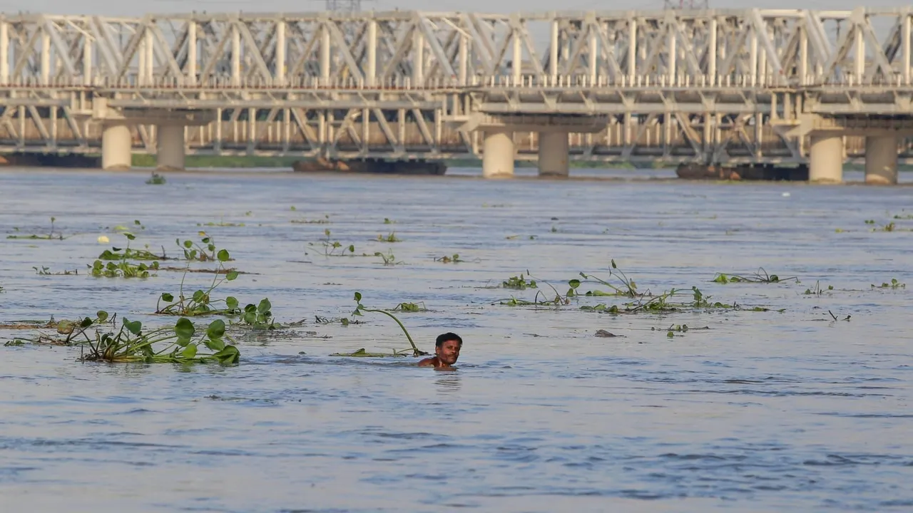 Yamuna Water Level Yamuna River Yamuna Pollution