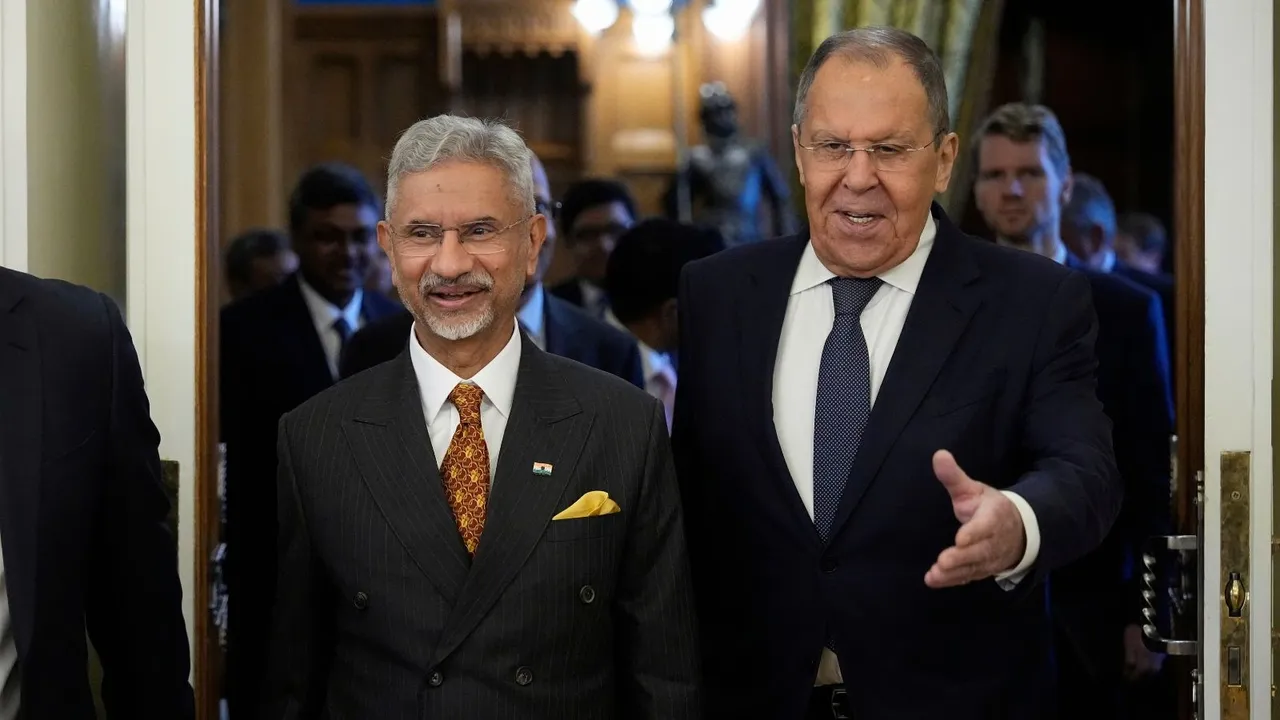 S Jaishankar in Russia Sergey Lavrov