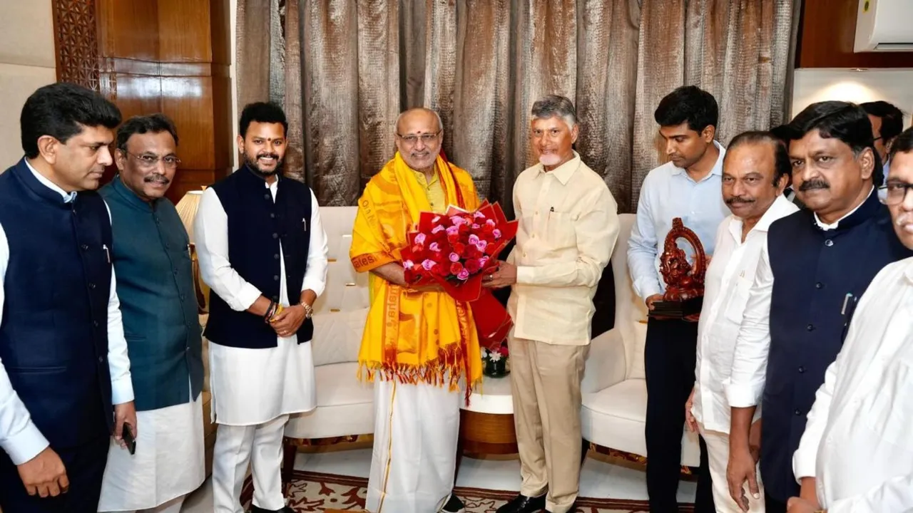 N Chandrababu Naidu C P Radhakrishnan