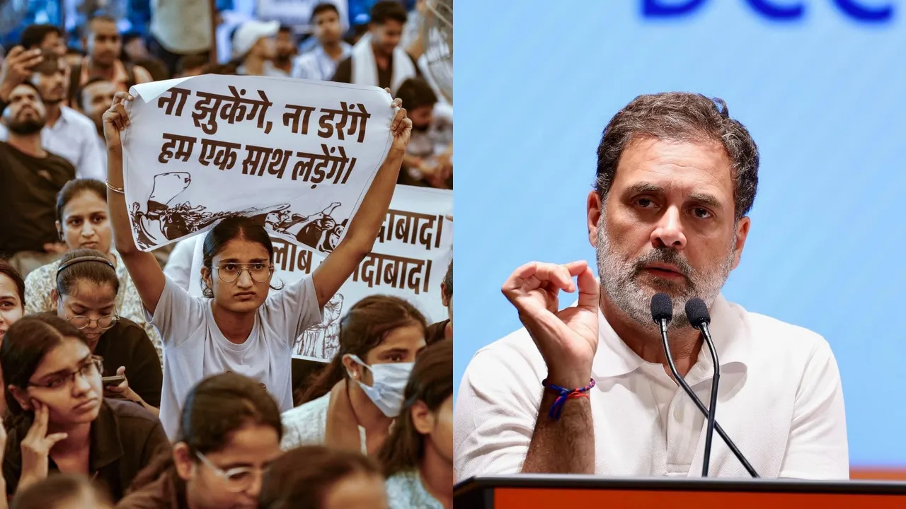 Rahul Gandhi SSC Protest