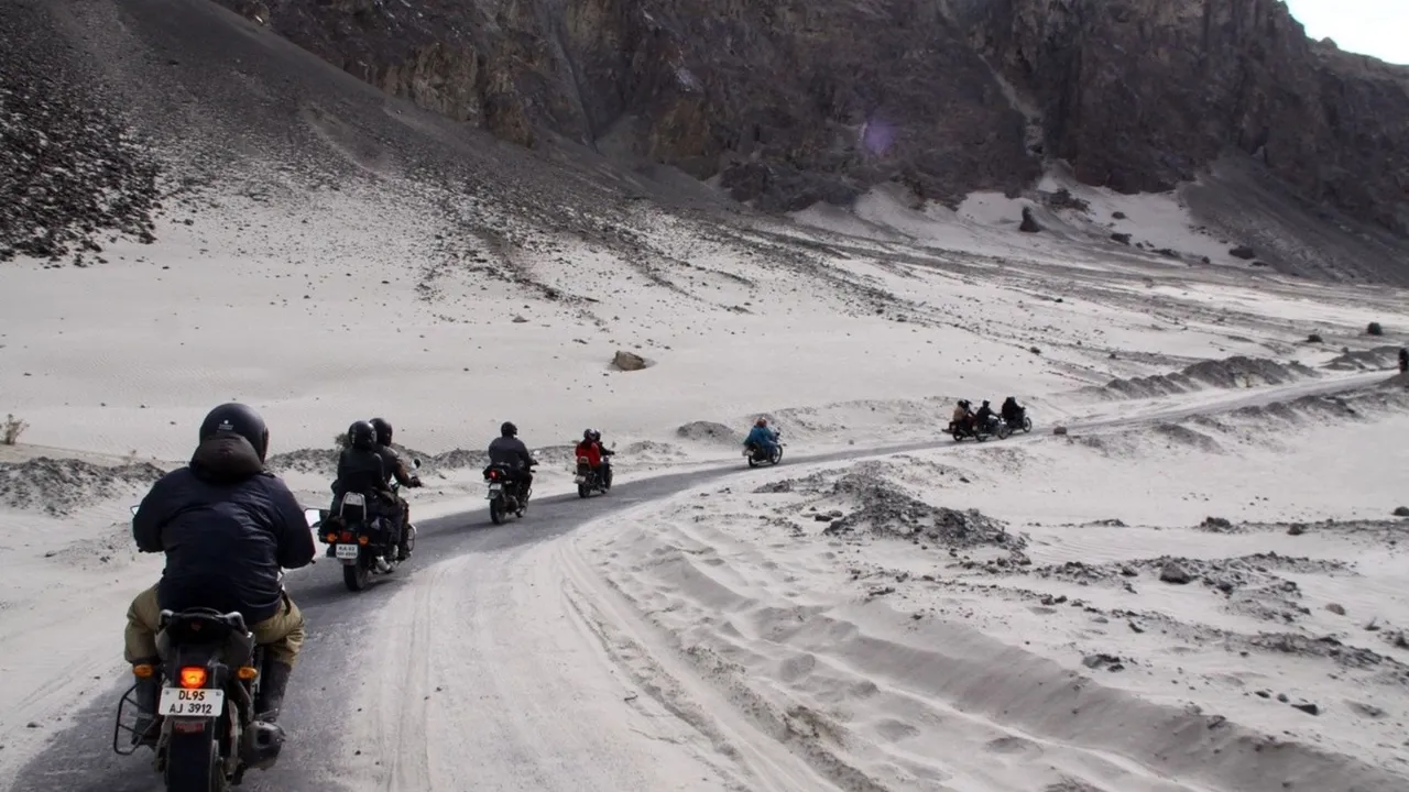 Ladakh Snowfall